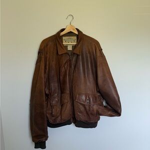 Vintage Banana Republic Brown Bomber Jacket
